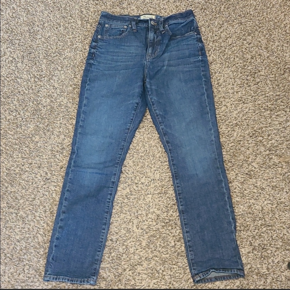 Madewell High Rise Slim Boy Jeans Size 26